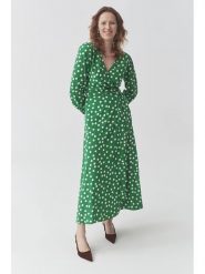 TATUUM Sukienka "Sia" w kolorze zielonym rozmiar: 38. Zielone sukienki damskie Tatuum, na imprezę, s, bez wzorów, z tkaniny, klasyczne, bez kołnierzyka, bez ramiączek, maxi. Za 265.40 zł.