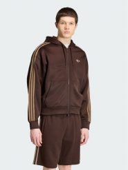 Adidas Bluza adicolor Spacer KS7426 Brązowy ciemny Oversize. Brązowe bluzy bez kaptura męskie Adidas, l, z syntetyku. Za 299.99 zł.