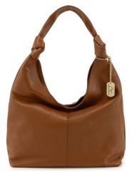 Anna Morellini Skórzana torebka "Agnetta" w kolorze jasnobrązowym - 34 x 58 x 13 cm rozmiar: onesize. Brązowe torebki klasyczne damskie Anna Morellini, bez wzorów, z materiału, bez dodatków. Za 347.99 zł.