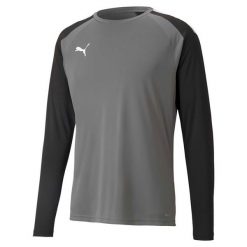 T-Shirt Puma Teampacer Gk Ls Jersey Dorosłych. Szare t-shirty męskie Puma, s, bez wzorów, z jersey, bez kołnierzyka. Za 180.99 zł.