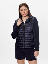 Tommy Hilfiger Kurtka przejściowa WW0WW38072 Granatowy Regular Fit. Niebieskie kurtki damskie Tommy Hilfiger, s, bez wzorów, z syntetyku, bez kaptura. Za 839.99 zł.