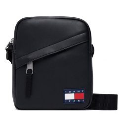 Saszetka Tommy Jeans. Czarne saszetki męskie Tommy Jeans, z jeansu. Za 289.99 zł.