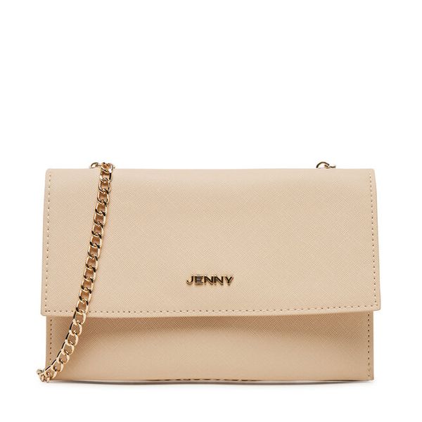 Torebka JENNY. Brązowe torebki klasyczne damskie Jenny, bez wzorów, wizytowe, bez kołnierzyka, bez ramiączek. Za 69.99 zł.