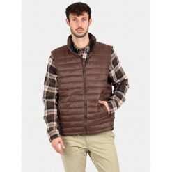 Kamizelka Męska Timberland Durable Water Repellent Vest. Brązowe kamizelki męskie Timberland, m. Za 514.75 zł.