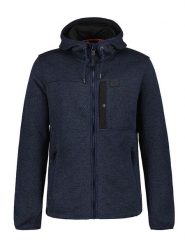 Icepeak Kurtka polarowa "Agran" w kolorze granatowym rozmiar: S. Niebieskie kurtki męskie ICEPEAK, s, bez wzorów, z materiału, bez kaptura. Za 100.99 zł.
