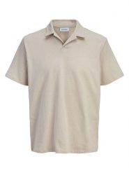 Jack & Jones Koszulka polo "Devin" w kolorze beżowym rozmiar: S. Brązowe koszulki polo męskie Jack & Jones, s, bez wzorów, z bawełny, bez ramiączek. Za 70.41 zł.