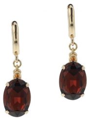 Otazu Pozłacane kolczyki-kreole z kryształami rozmiar: onesize. Żółte kolczyki damskie Otazu, z kryształem, pozłacane. Za 183.15 zł.