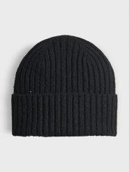 Someday Czapka beanie "Bistella" w kolorze czarnym rozmiar: onesize. Czarne czapki zimowe damskie Someday, ze skóry. Za 97.05 zł.