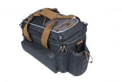 Torba na bagaż XL Pro MIK. Czarne torby męskie na ramię BASIL, bez wzorów, z materiału, na ramię. Za 574.95 zł.