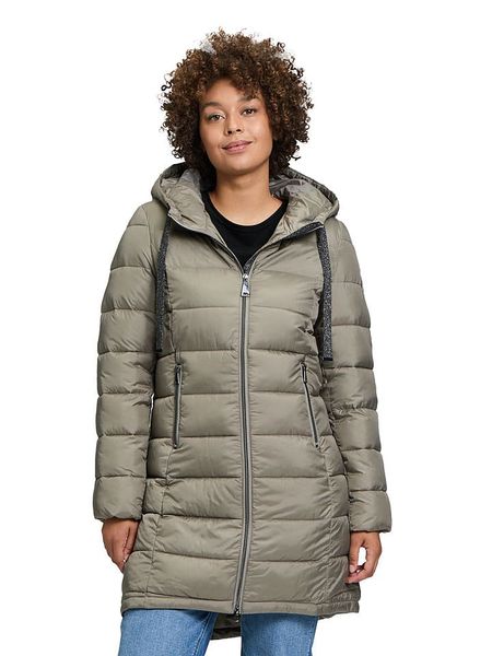 CARTOON Płaszcz pikowany w kolorze zielonym rozmiar: 44. Zielone płaszcze damskie Cartoon, bez wzorów. Za 191.42 zł.