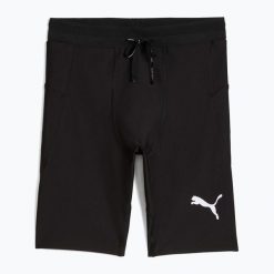 Spodenki do biegania męskie PUMA Raceday Ultraform 3" Tight puma. Czarne szorty męskie Puma, bez kołnierzyka. Za 219.99 zł.