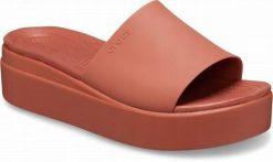 Klapki Dla Dorosłych Crocs Brooklyn Slide. Brązowe klapki i japonki męskie Crocs, z materiału. Za 181.99 zł.