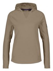 DOLOMITE Bluza polarowa "Latemar" w kolorze jasnobrązowym rozmiar: M. Brązowe bluzy z kapturem damskie Dolomite, m, z polaru. Za 230.59 zł.