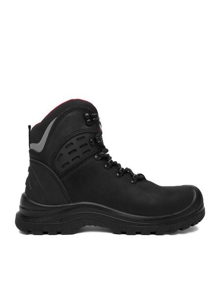 Hunter Półbuty HUNTER-SS-08 W Czarny. Czarne botki damskie Hunter, z nubiku, bez obcasa, na płaskiej podeszwie, bez zapięcia. Za 349.99 zł.