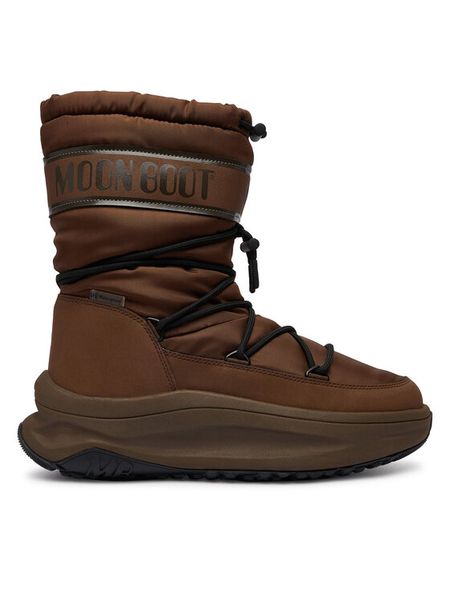 Moon Boot Śniegowce Moon 247 Polar Wp 80D2490010 Brązowy. Brązowe buty zimowe męskie Moon Boot, z materiału, bez zapięcia. Za 989.99 zł.