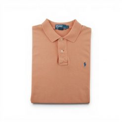 Second life - Polo Ralph Lauren Koszulka męska z krótkim rękawem - Stan dobry. Brązowe koszulki polo męskie Ralph Lauren, l, bez wzorów, bez ramiączek. Za 85.16 zł.