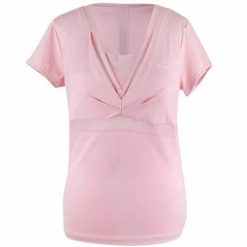 Koszulka treningowa damska Reebok K28904. Czerwone t-shirty damskie Reebok, l, bez wzorów, z elastanu, bez kołnierzyka. Za 161.00 zł.