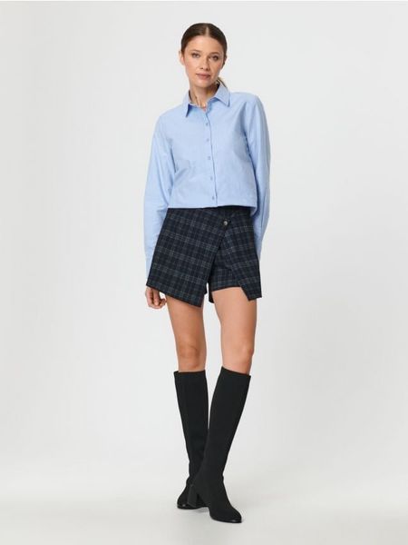 Spódnico-spodenki - wielobarwny. Szorty damskie Sinsay, bez wzorów, z dzianiny. Za 49.99 zł.