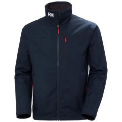 Kurtka wodoodporna Helly Hansen Crew 2.0. Niebieskie kurtki męskie Helly Hansen, m, bez wzorów, eleganckie, z kapturem. Za 692.50 zł.