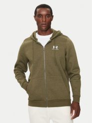 Under Armour Bluza Essential Fleece 1373881 Zielony Regular Fit. Zielone bluzy bez kaptura męskie Under Armour, m, z bawełny. Za 189.99 zł.