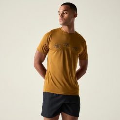 Męska Koszulka Rowerowa Tech II. Żółte t-shirty sportowe męskie Dare 2b, m, z elastanu, bez ramiączek, do biegania. Za 86.99 zł.