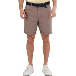 Spodenki turystyczne męskie Fundango North Shore Chino Shorts. Białe szorty męskie Fundango, z bawełny, bez kołnierzyka. Za 219.00 zł.