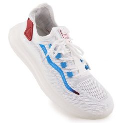 Buty sportowe męskie białe Big Star NN174451. Białe buty sportowe na co dzień męskie bez zapięcia, trekkingowe. Za 228.22 zł.