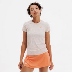 Second Life - Koszulka do padla damska Kuikma lekka i bez szwów - Stan Doskonały. Brązowe t-shirty damskie KUIKMA, s, bez wzorów, z dzianiny, bez kołnierzyka. Za 81.00 zł.