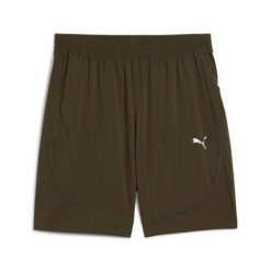 Szorty Puma Flex 7in Woven. Zielone szorty sportowe męskie Puma, m, z materiału, na fitness i siłownię. Za 180.20 zł.