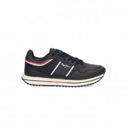 Obuwie Sportowe Męskie Pepe Jeans Tour Club Mężczyzna. Niebieskie buty sportowe na co dzień męskie Pepe Jeans, z jeansu, bez zapięcia. Za 344.50 zł.
