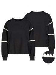 Sublevel Sweter w kolorze czarnym rozmiar: L/XL. Czarne swetry klasyczne damskie Sublevel, l, bez kołnierzyka. Za 65.85 zł.