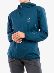 Kurtka z membraną damska Haglofs L.I.M Proof Jacket. Zielone kurtki damskie Haglöfs, na lato, l, bez wzorów, z tkaniny, bez kaptura. Za 760.00 zł.