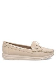 Clara Barson Mokasyny RPN21SAOO4 Beżowy. Brązowe mokasyny damskie Clara Barson, z materiału. Za 99.99 zł.