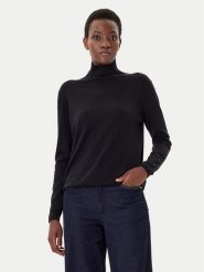 Weekend Max Mara Golf Kiku 2525366012 Czarny Regular Fit. Czarne golfy damskie Weekend Max Mara, l, bez wzorów, z jedwabiu, bez ramiączek. Za 979.99 zł.