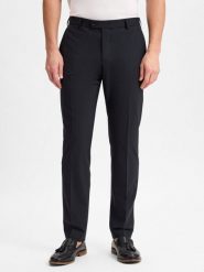 Finshley & Harding spodnie garniturowe - Mitch Mężczyźni Modern Fit niebieski, 110. Niebieskie spodnie wizytowe męskie Finshley & Harding, z wełny. Za 449.95 zł.