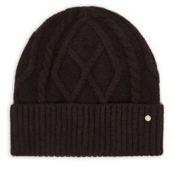 Czapka Armani Exchange. Brązowe czapki zimowe damskie Armani Exchange. Za 264.99 zł.