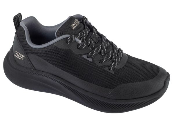 Buty sportowe Sneakersy damskie, Skechers Bobs Mode Flex. Czarne buty sportowe na co dzień damskie Skechers, bez wzorów, z materiału, trekkingowe. Za 239.99 zł.