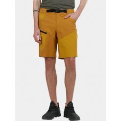 Spodenki turystyczne męskie Fundango Roger Trekking. Brązowe szorty męskie Fundango, bez kołnierzyka. Za 379.90 zł.