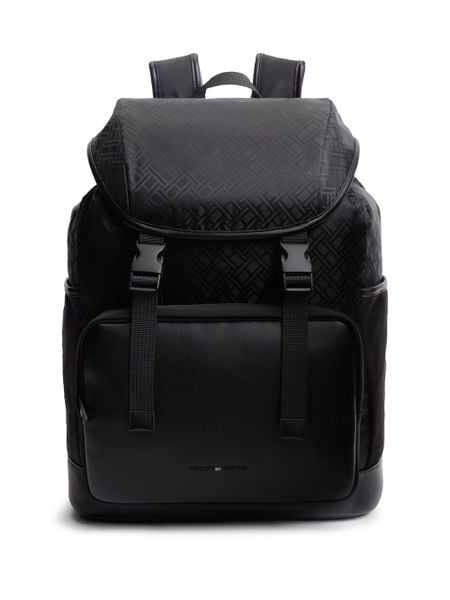 Tommy Hilfiger Plecak Mężczyźni Sztuczne włókno czarny, ONE SIZE. Czarne plecaki męskie Tommy Hilfiger, bez wzorów, z włókna. Za 699.95 zł.