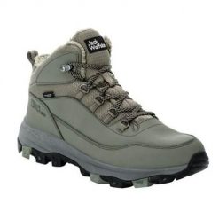 Buty trekkingowe męskie Jack Wolfskin Everquest Mid. Zielone buty trekkingowe męskie Jack Wolfskin, z materiału, za kostkę, bez zapięcia, trekkingowe. Za 636.05 zł.
