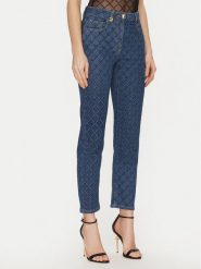 Elisabetta Franchi Jeansy PJ-95N-51E2-V400 Granatowy Regular Fit. Niebieskie jeansy damskie Elisabetta Franchi. Za 969.99 zł.