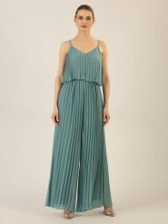 APART Kombinezon w kolorze zielonym rozmiar: 42. Zielone kombinezony damskie Apart, bez wzorów, bez kołnierzyka, bez ramiączek. Za 282.99 zł.