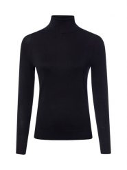 Marie Lund Sweter Kobiety drobna dzianina czarny, M. Czarne golfy damskie Marie Lund, m, bez wzorów, z dzianiny, bez ramiączek. Za 179.95 zł.