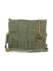 Mia Tomazzi Skórzana torebka "Empoli" w kolorze khaki - 23 x 17 x 5 cm rozmiar: onesize. Brązowe torebki klasyczne damskie Mia Tomazzi, bez wzorów, z materiału, bez dodatków. Za 228.38 zł.