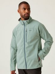 Regatta Kurtka softshellowa "Arana" w kolorze błękitnym rozmiar: XXL. Niebieskie kurtki outdoor męskie Regatta, xxl, bez wzorów, bez kaptura. Za 115.95 zł.