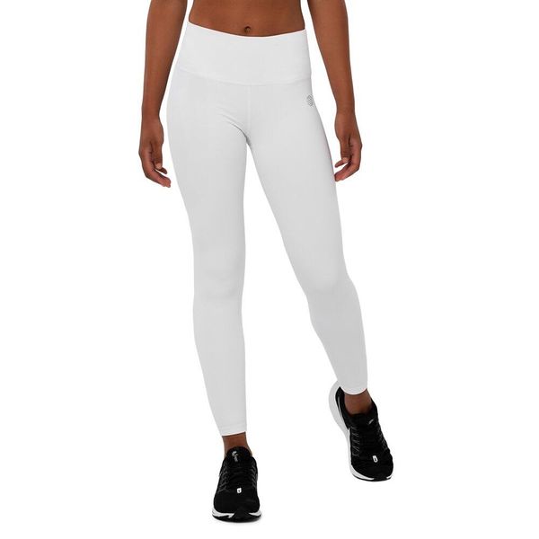 Legginsy sportowe ze średnim stanem Fitness Siroko Run. Białe legginsy damskie SIROKO, l, bez wzorów, z nylonu, na fitness i siłownię. W wyprzedaży za 105.00 zł.