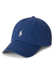 Polo Ralph Lauren Czapka z daszkiem 710667709507 Granatowy. Niebieskie czapki z daszkiem damskie Polo Ralph Lauren, bez wzorów, z bawełny. Za 269.99 zł.