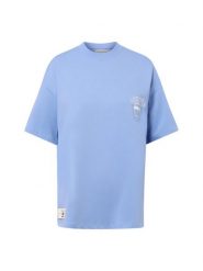 Another Cotton Lab Koszulka Kobiety Bawełna (100%) niebieski, M. Niebieskie t-shirty damskie Another Cotton Lab, m, bez wzorów, z bawełny, bez kołnierzyka. Za 229.95 zł.