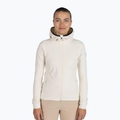 Bluza damska Rossignol Mid Layer Thin Full Zip cap. Białe bluzy bez kaptura damskie Rossignol. Za 389.99 zł.