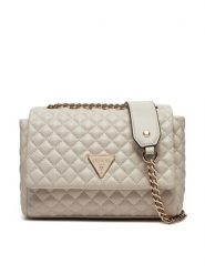 Guess Torebka HWEQG9 54121 Écru. Torebki klasyczne damskie Guess, z aplikacjami, ze skóry, wizytowe, bez kołnierzyka, bez ramiączek. Za 369.99 zł.